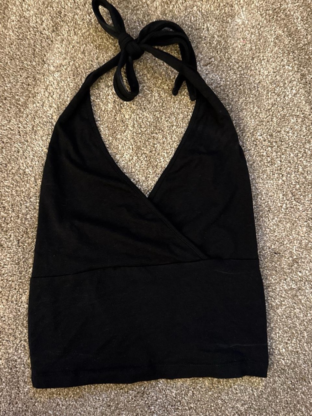 Ambiance Black Halter Tank Top